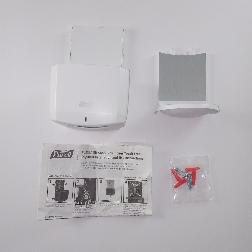 Purell ES8 Soap & Sanitizer Touch Free Dispenser White 7720-01 Instructions